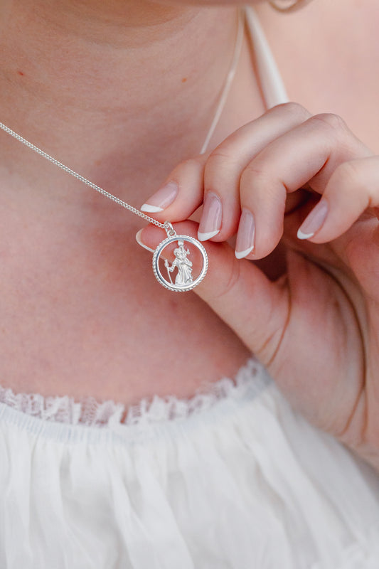 Heritage St. Christopher: Sterling Silver Pendant
