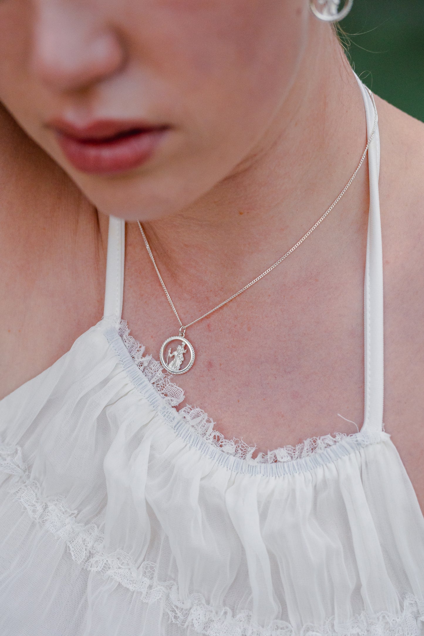 Heritage St. Christopher: Sterling Silver Pendant