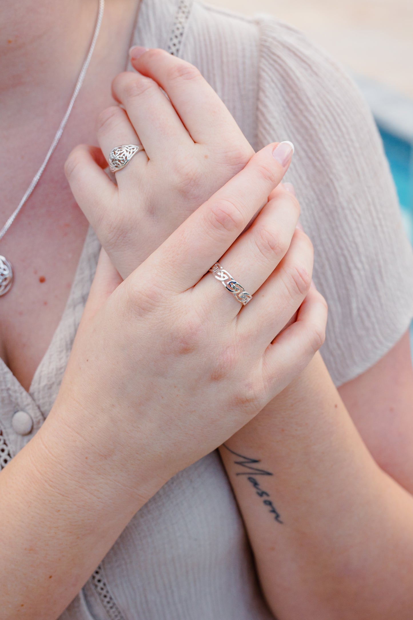 Secret of the Serpent: Sterling Silver Ring