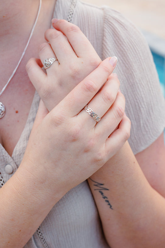 Secret of the Serpent: Sterling Silver Ring