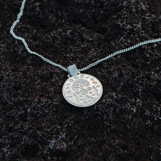 Garden of Eden: Sterling Silver Talisman