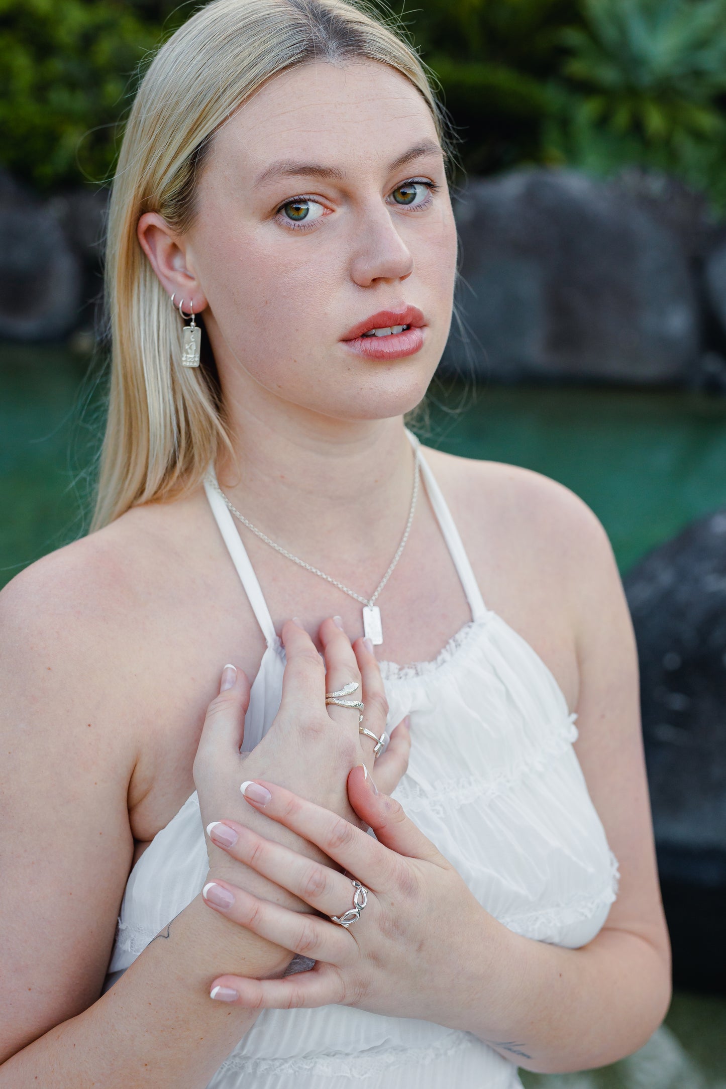 The Magician's Charm: Sterling Silver Earrings