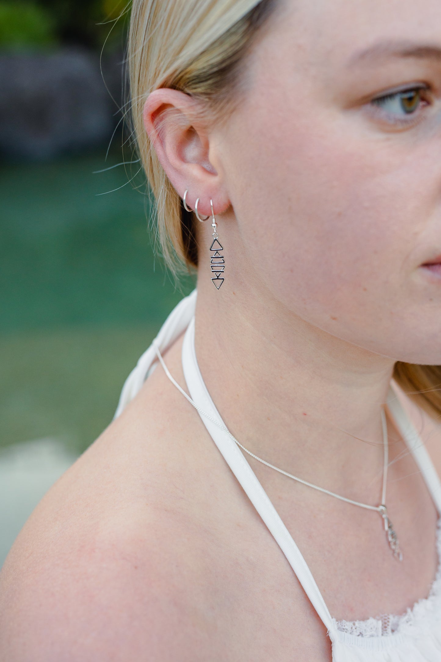 Path of the Elements: Sterling Silver Earrings