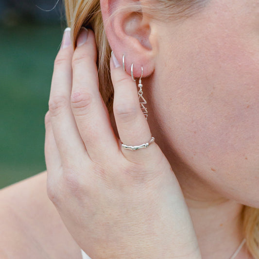 Circle of Bones: Sterling Silver Ring