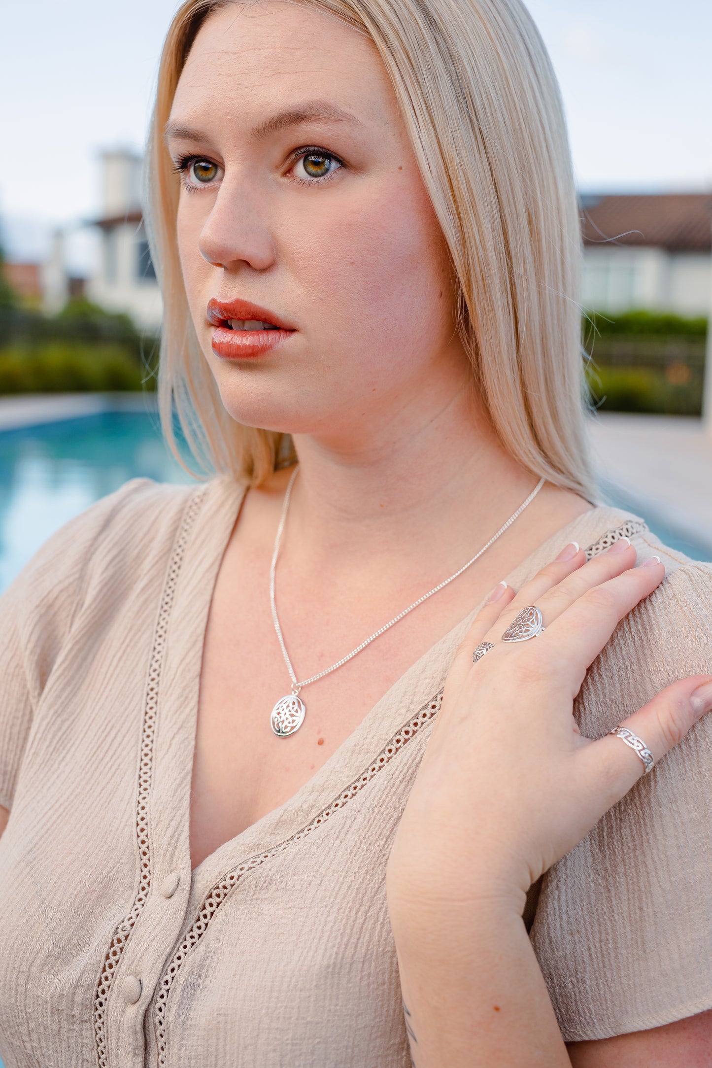 Harmony of Four: Sterling Silver Pendant