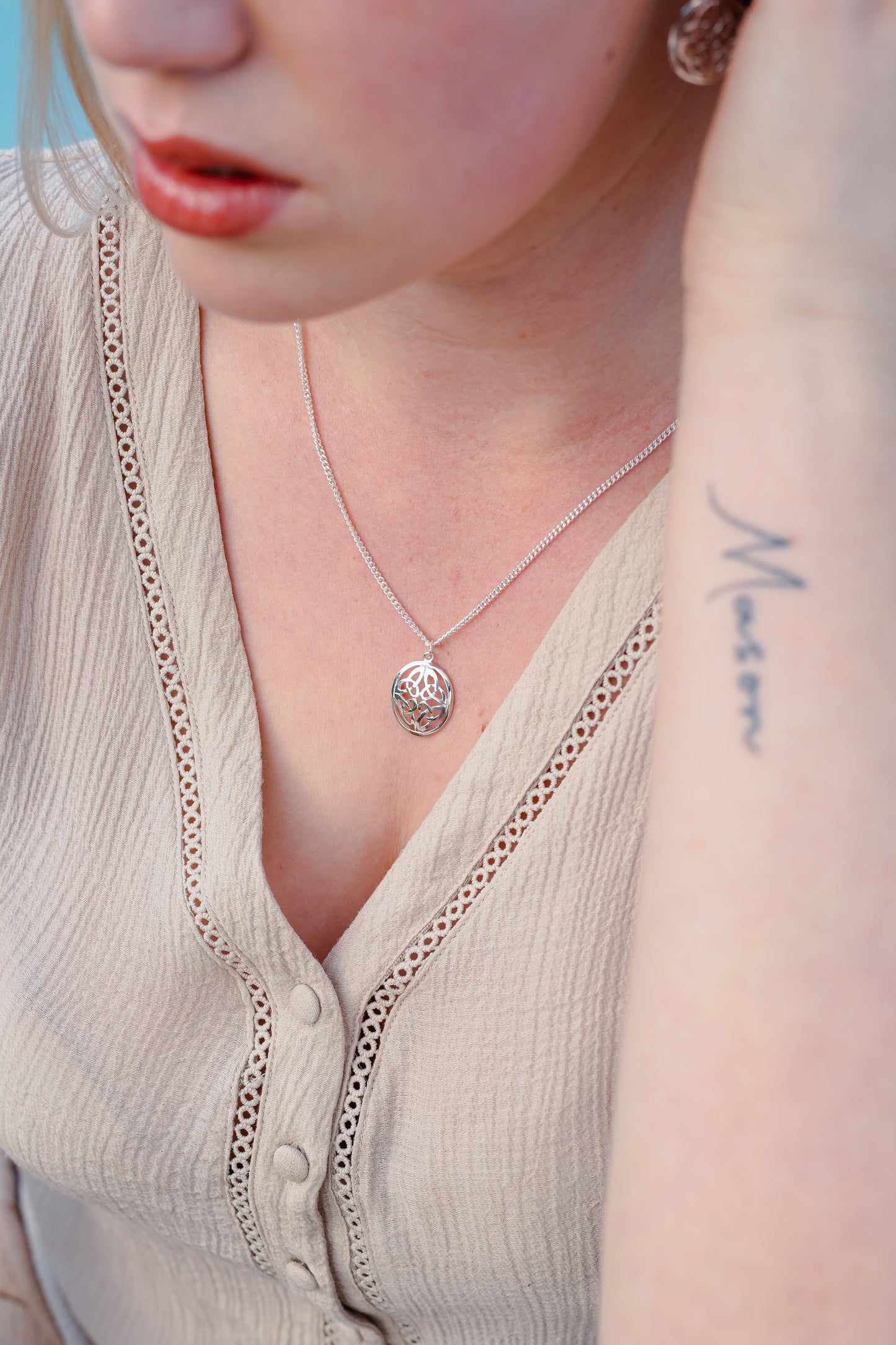 Harmony of Four: Sterling Silver Pendant
