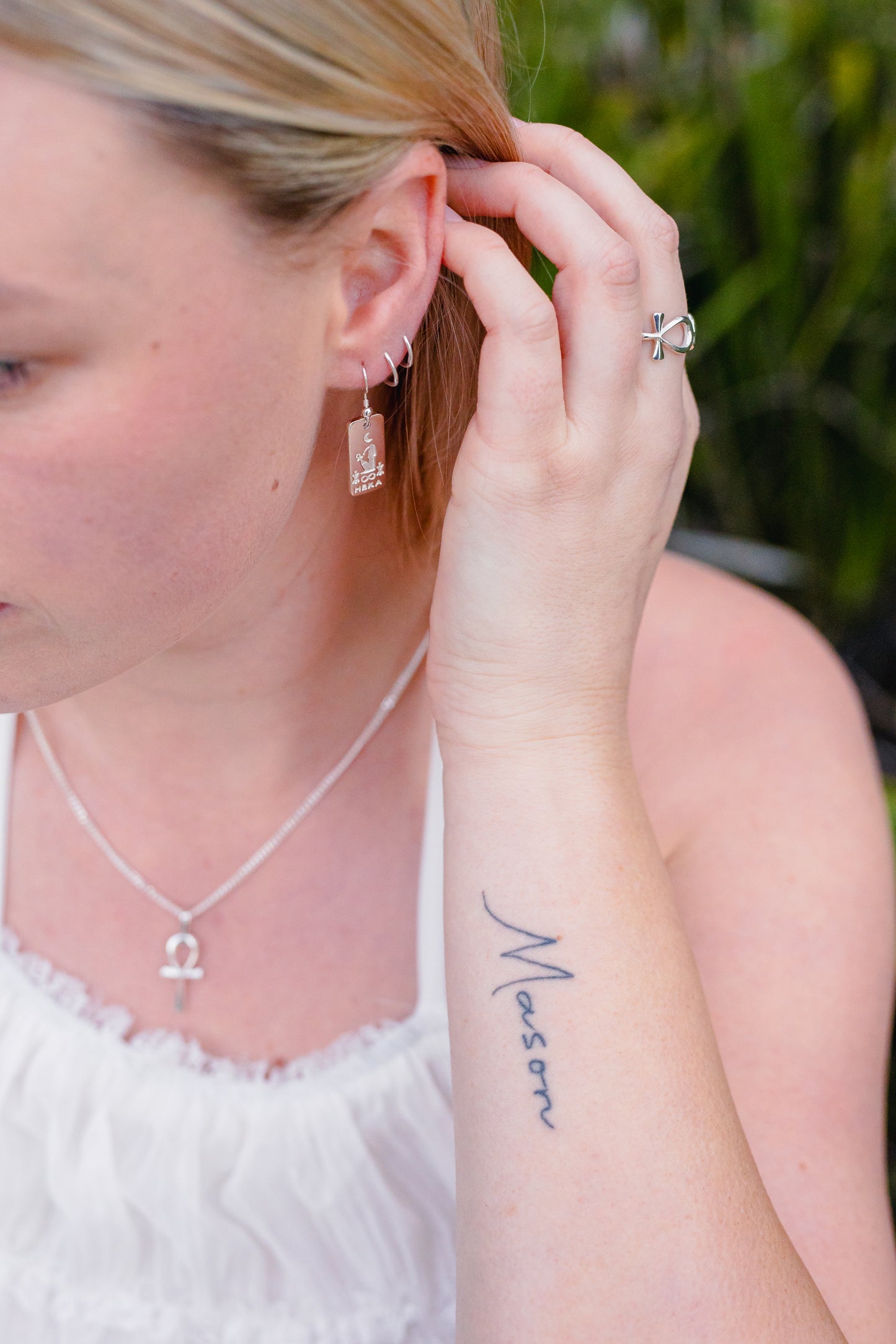 The Magician's Charm: Sterling Silver Earrings